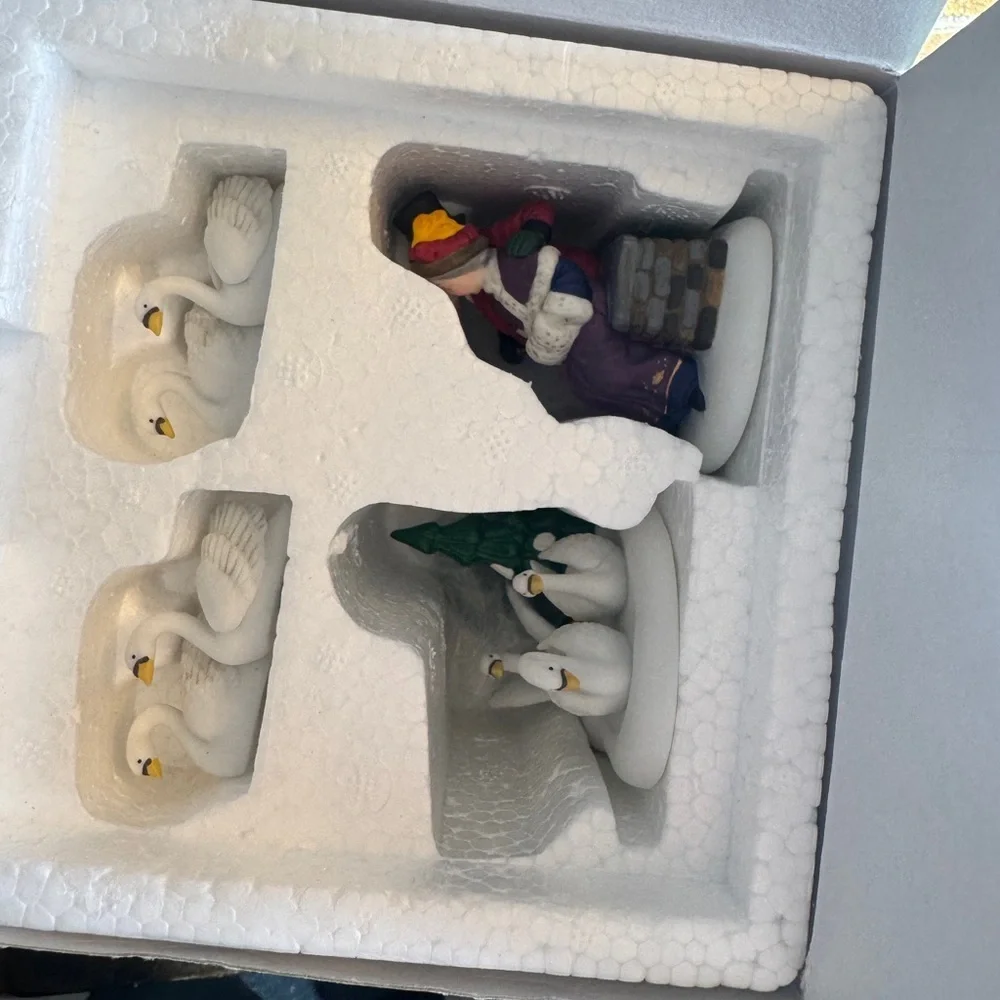 Twelve Days of Dickens' Village| Day VII| Seven Swans A Swimming| Department 56